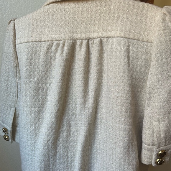 Vintage Cream Wool Blazer - Picture 3 of 8